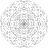 Sundial Coloring Mandala Template Visit Pages sketch template
