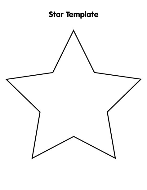 images  stars outline template printable small star template