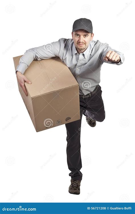 delivery man stock photo image  worker service uniform