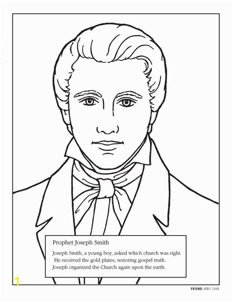 lds coloring pages prophets divyajanan