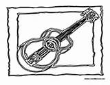 Mexican Guitar Coloring Pages Mayo Cinco Colormegood Holidays sketch template