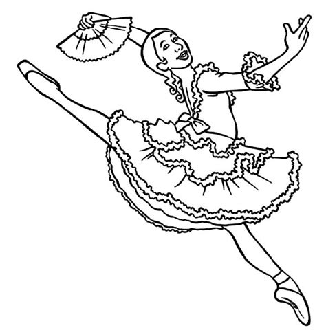 professional ballerina coloring page color luna