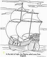 Coloring Pages Squanto Pilgrims Thanksgiving Mayflower Az Printable Divyajanani History sketch template