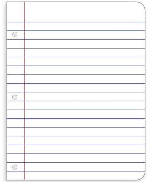 notebook paper template check   httpscleverhippoorgnotebook