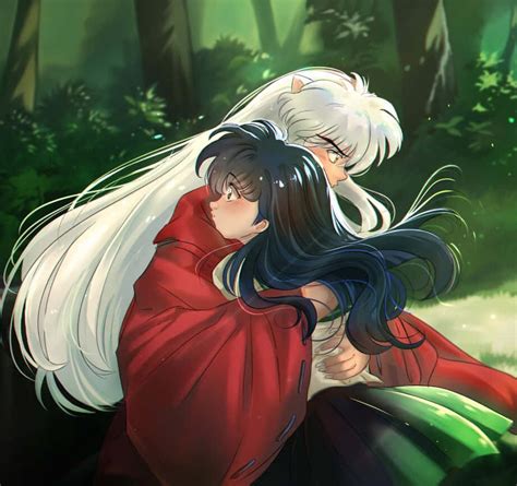 inuyasha  kagome    wallpaper wallpaper wallpaperscom