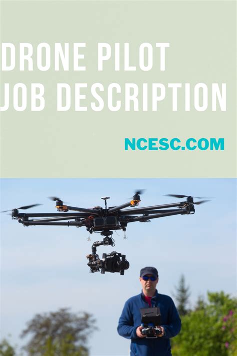 drone pilot job description  qualifications  skill requirements