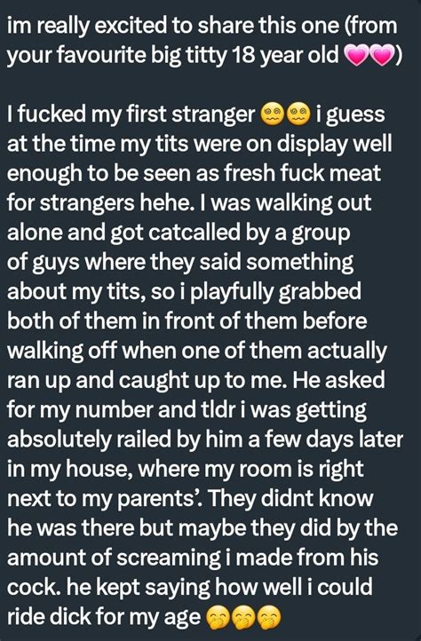 pervconfession on twitter she fucked her first stranger