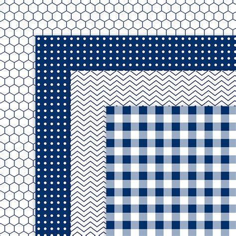 navy white paper digital scrapbook papers navy etsy