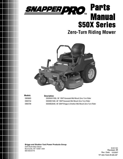 snapper sx series parts manual   manualslib