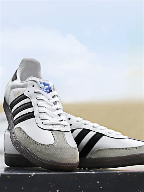 adidas originals men white samba og leather sneakers price myntra casual shoes deals  myntra