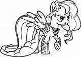 Rainbow Dash Coloring Pages Printable Advertisement Clipart Pony sketch template