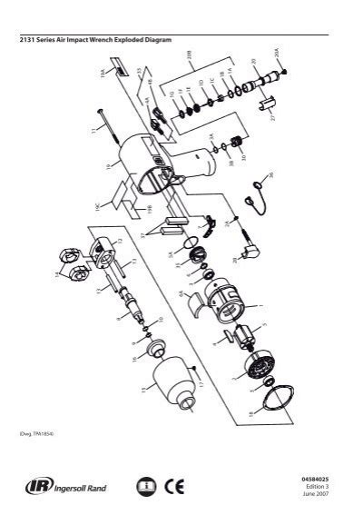 series air impact wrench exploded diagram