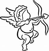 Cupid Coloring Pages Drawing Clipart Printable Valentines Line Choice Makes Easy Template Choices Color Kelsos Clip Adults Cliparts Supercoloring Cute sketch template