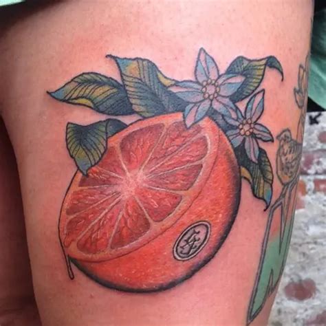 Top More Than 61 Orange Tree Tattoo Super Hot In Eteachers