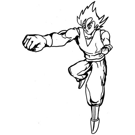 goku coloring pages    clipartmag
