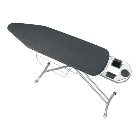 polder deluxe tri leg ironing board  iron rest  shelf qvccom