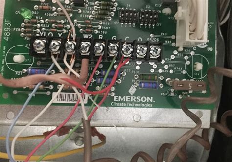 american standard thermostat wiring problem    wire    thermostat