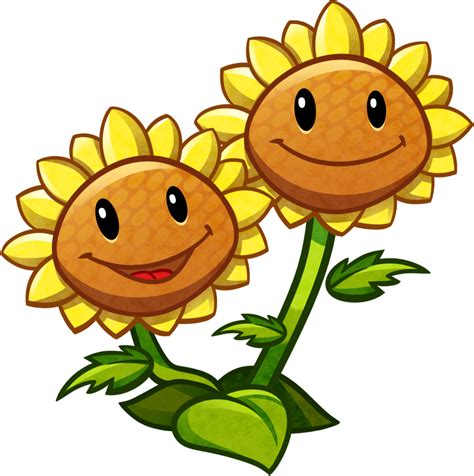 twin sunflower plants  zombies heroes plants  zombies wiki