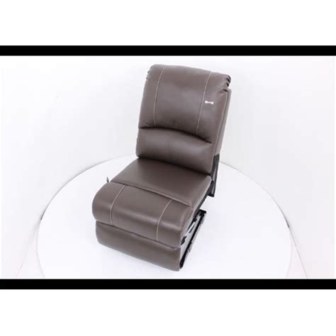 lippert components  seismic armless rv recliner  motor homes majestic chocolate