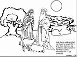 Lot Abraham Coloring Pages Getcolorings Color Bible sketch template