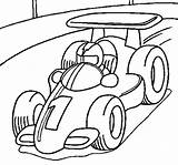 Coloring Race Car Pages Cars Drawing sketch template