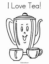 Tea Coloring Pages Iced Teapot Color Printable Kids Happy Noodle Twisty Cup Visit Getcolorings Favorites Login Add Party sketch template