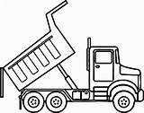 Truck Garbage Coloring Pages Getcolorings Printable Astounding Color Dump sketch template