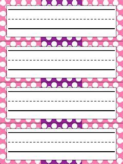 pink  purple polka dot  tags  white dots   border