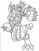 Weregarurumon Digimon Katriel Deviantart Lineart Anime Drawings Choose Board sketch template