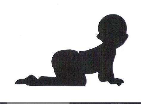 baby silhouette clip art   baby silhouette clip art