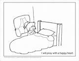 Coloring Happy Praying Heart Printable Reallifeathome sketch template