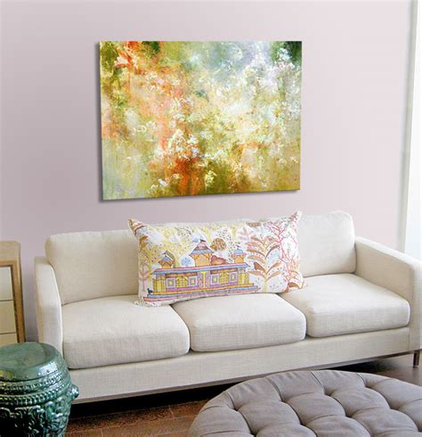 cianelli studios  information enchanted blossoms large abstract art canvas painting