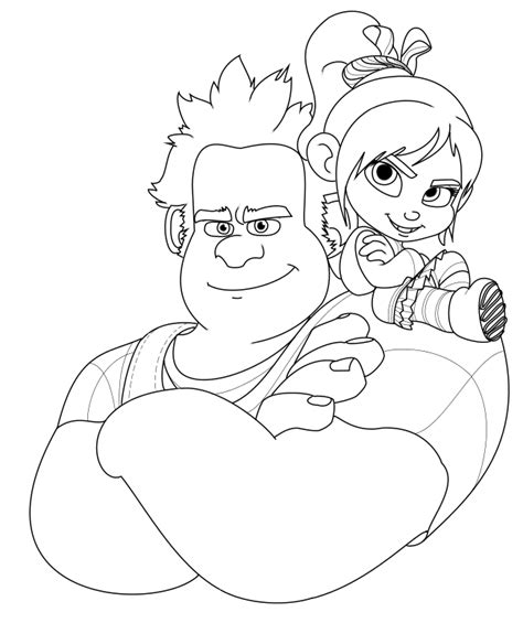 wreck  ralph coloring pages vanellope google search candy