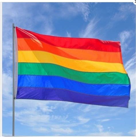 게이 친화적 인 무지개 깃발 배너 프로 레즈비언 게이 프라이드 Lgbt 플래그 폴리 에스테르 화려한 무지개 깃발 게이 오른쪽