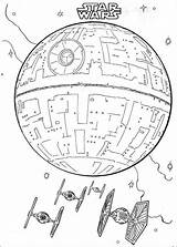 Star Wars Coloring Pages Death Printable Withing Seconds Weapon Destroy Massive Biggest Planet Size Has sketch template