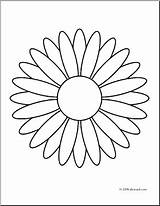 Coloring Daisy Pages Gerber Getdrawings sketch template