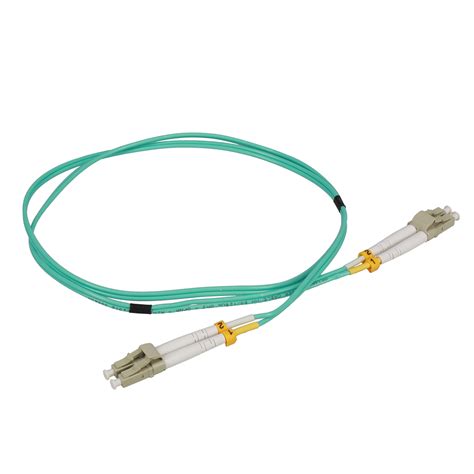 lcupc lcupc om multimode duplex aqua fiber optic patch cable bestlink netware