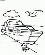 Yacht Coloring Pages Printable Truck sketch template