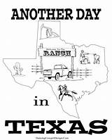 Texas Coloring Pages Clip Color sketch template