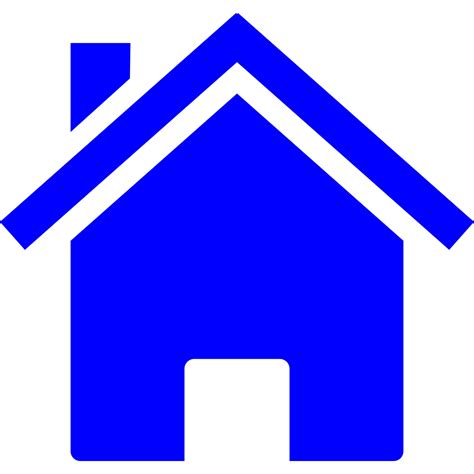 simple blue house png svg clip art  web  clip art png