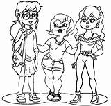 Coloring Chipmunks Alvin Pages Chipwrecked Chipettes Popular sketch template