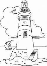 Coloring Lighthouse Pages Books Adult Adults Drawings Sheets Sea sketch template
