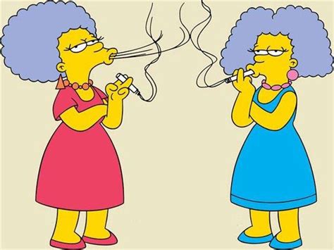 patty and selma bouvier marge s sisters who have rough voices and