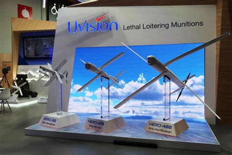 uvision kondigt nieuwe hero kamikaze drones aan met een bereik van meer   km en een