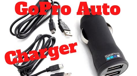 gopro auto charger unboxing gopro car charger youtube