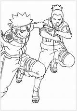 Naruto Coloring Pages Shikamaru Printable Anime Coloriage Print Kids Coloriages Manga Template Adult Children sketch template