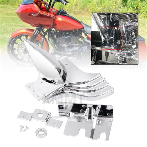 chrome  front frame cover  harley touring electra road street glide king ebay
