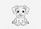 Coloring Puppy Dalmatian Pages Cartoon sketch template