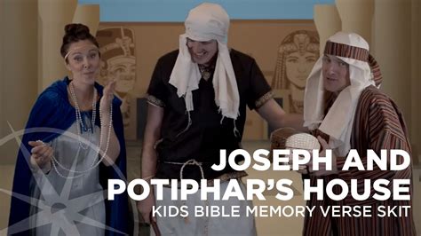 joseph  potiphars house genesis  kids bible memory verse