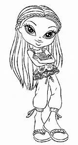 Bratz Coloring Pages Colouring Gif Color Kids Filminspector Fashion Books Adult Choose Board sketch template